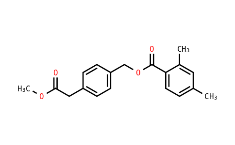20391 - Benzeneacetic acid, 4-[[(2,4-dimethylbenzoyl)oxy]methyl]-, methyl ester | CAS 2097334-15-9